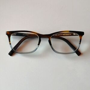Kids' Glasses Warby Parker Welty Junior Optics Reading Brown Blue Frame